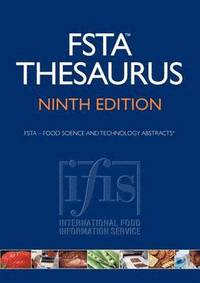 bokomslag FSTA Thesaurus Ninth Edition