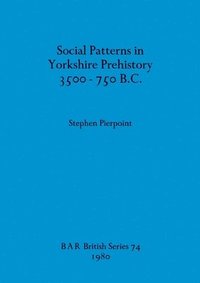 bokomslag Social Patterns in Yorkshire Prehistory 3500-750B.C.