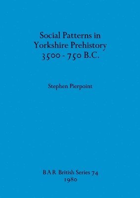 Stephen Pierpoint - Social Patterns in Yorkshire Prehistory 3500-750B.C., Häftad