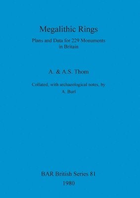 A S Thom, Alexander Thom - Megalithic Rings, Häftad