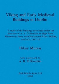 bokomslag Viking and early medieval buildings in Dublin