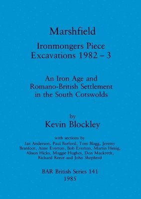bokomslag Marshfield: Ironmongers Piece excavations 1982-3