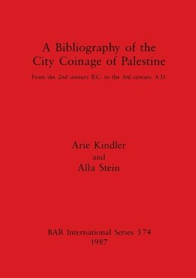 A Bibliography of the City Coinage of Palestine 1