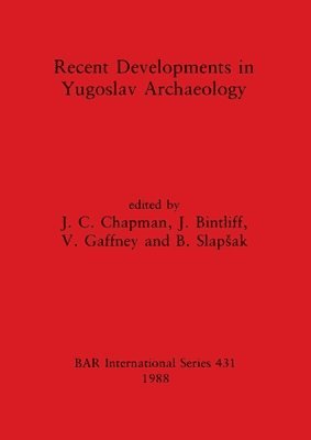 bokomslag Recent developments in Yugoslav archaeology