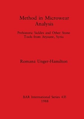 Romana Unger-Hamilton - Method in Microwear Analysis, Häftad