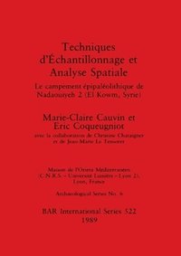 bokomslag Techniques d'Echantillonnage et Analyse Spatiale