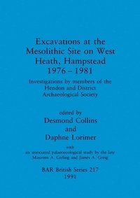 bokomslag Excavations at the Mesolithic site on West Heath, Hampstead 1976 - 1981