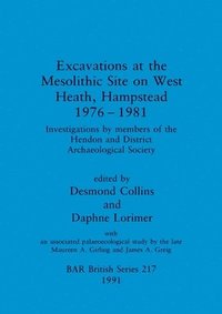 bokomslag Excavations at the Mesolithic site on West Heath, Hampstead 1976 - 1981