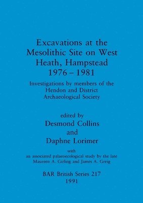 Excavations at the Mesolithic site on West Heath, Hampstead 1976 - 1981