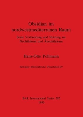 bokomslag Obsidian in nordwestmediterranean Raum