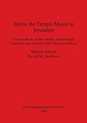 Shimon Gibson, David M Jacobson - Below the Temple Mount in Jerusalem, Häftad