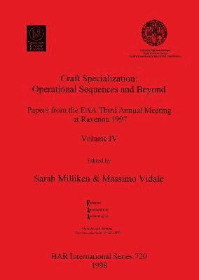 Sarah Milliken, Massimo Vidale - Craft Specialization: Operational Sequences and Beyond, Häftad