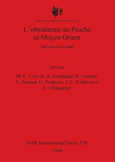 bokomslag L'obsidienne au Proche et Moyen Orient