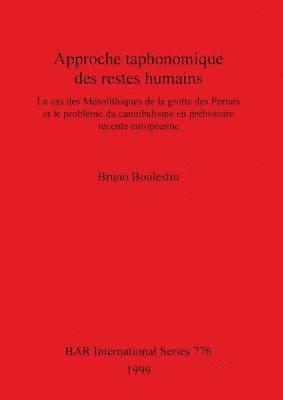 bokomslag Approche taphonomique des restes humains