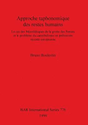 bokomslag Approche taphonomique des restes humains