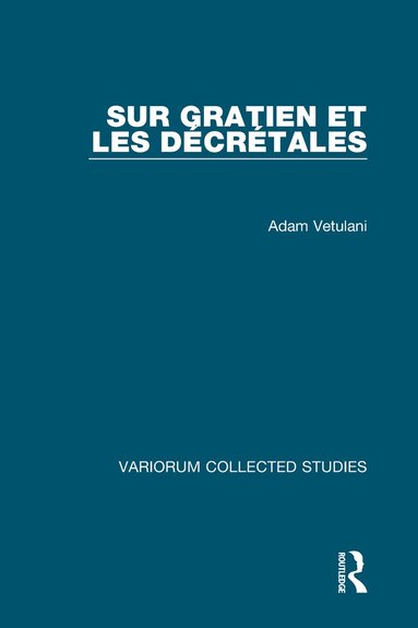 bokomslag Sur Gratien et les Décrétales