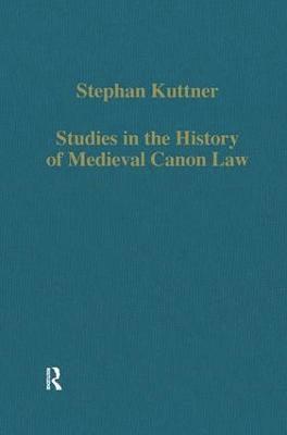 Studies in the History of Medieval Canon Law 1