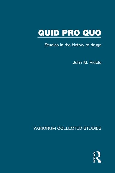 John M. Riddle - Quid pro quo, Inbunden