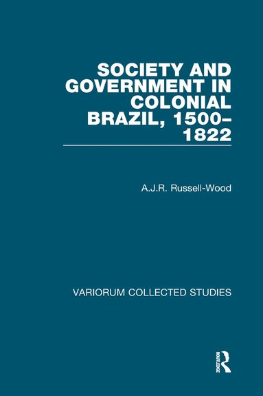 bokomslag Society and Government in Colonial Brazil, 1500-1822