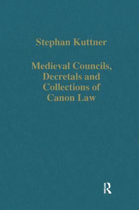 bokomslag Medieval Councils, Decretals and Collections of Canon Law