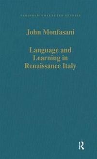 bokomslag Language and Learning in Renaissance Italy