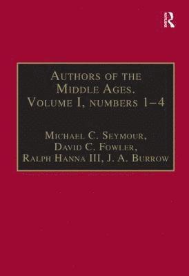 bokomslag Authors of the Middle Ages. Volume I, Nos 14