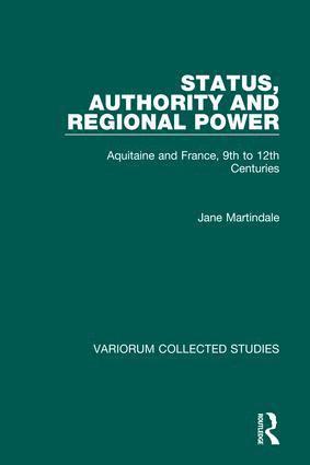Jane Martindale - Status, Authority and Regional Power, Inbunden