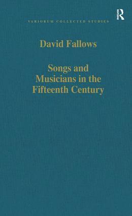 bokomslag Songs and Musicians in the Fifteenth Century