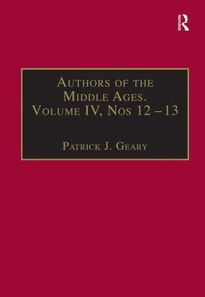 Patrick J. Geary - Authors of the Middle Ages, Volume IV, Nos 12–13, Inbunden