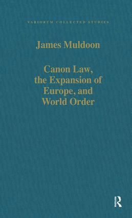 bokomslag Canon Law, the Expansion of Europe, and World Order