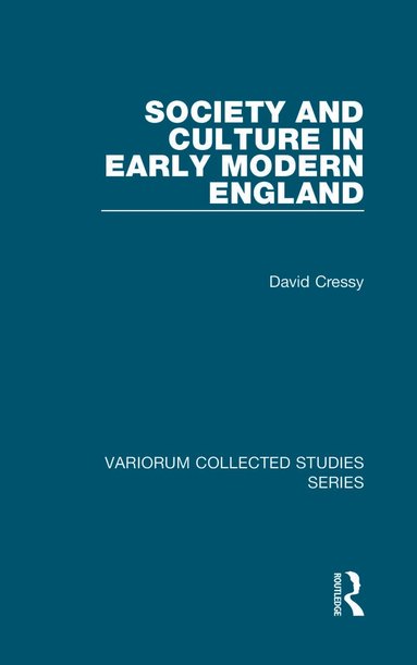 bokomslag Society and Culture in Early Modern England