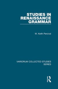 bokomslag Studies in Renaissance Grammar
