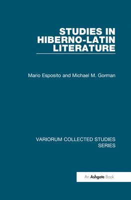 Studies in Hiberno-Latin Literature 1