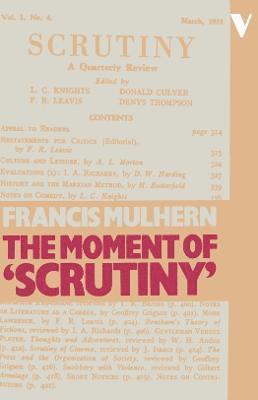The Moment of &quot;Scrutiny&quot; 1