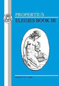 bokomslag Propertius: Elegies III