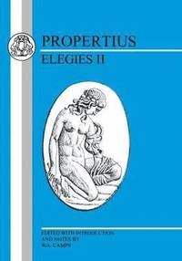 bokomslag Propertius: Elegies II