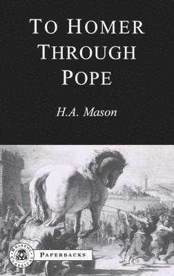 bokomslag To Homer Through Pope