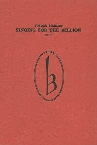 Joseph Mainzer - Singing for the Million (1841), Inbunden
