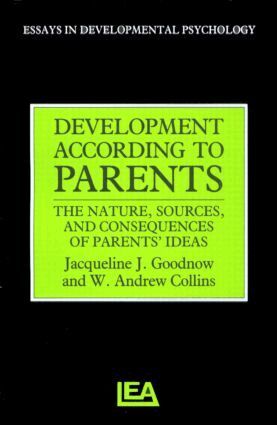 W. Andrews Collins, Jacqueline J. Goodnow - Development According to Parents, Häftad