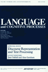 Discourse Representation and Text Processing 1