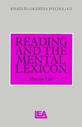 Marcus Taft - Reading and the Mental Lexicon, Häftad
