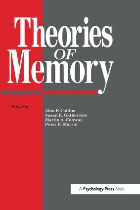 Alan F. Collins, Martin A. Conway, Peter E. Morris - Theories Of Memory, Häftad