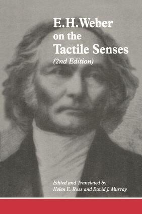 David J. Murray, Helen E. Ross - E.H. Weber On The Tactile Senses, Häftad