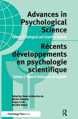 bokomslag Advances in Psychological Science, Volume 2