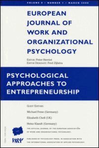 Elizabeth Chell, Michael Frese, Heinz Klandt - Psychological Approaches to Entrepreneurship, Häftad