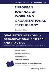 bokomslag Qualitative Methods in Organizational Research and Practice