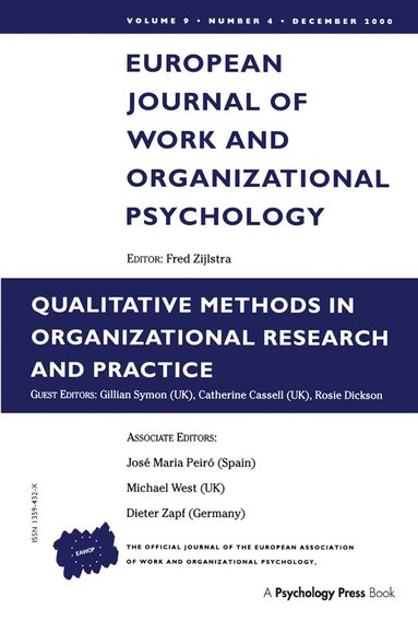 bokomslag Qualitative Methods in Organizational Research and Practice