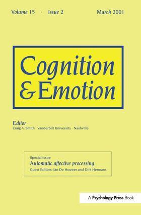 Jan De Houwer, Dirk Hermans - Automatic Affective Processing, Häftad