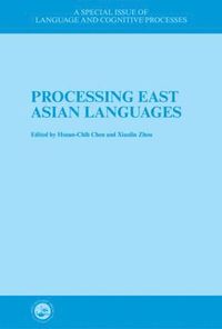 bokomslag Processing East Asian Languages