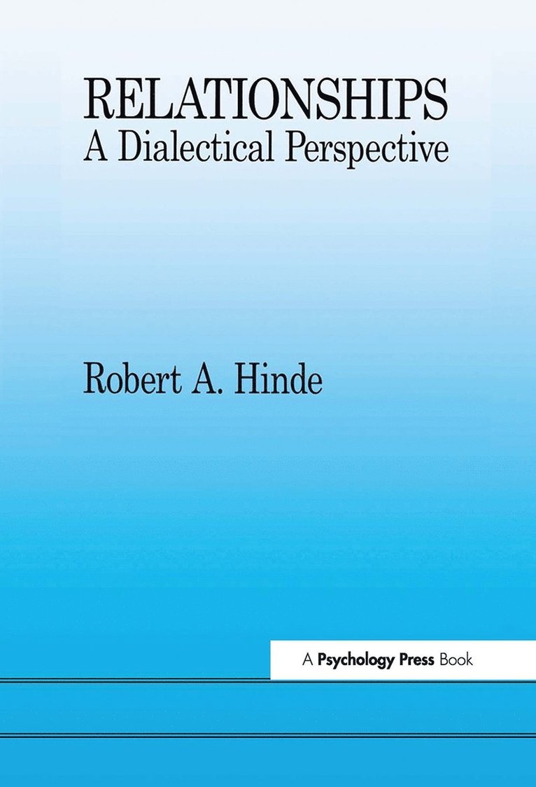 Robert Hinde - Relationships, Häftad